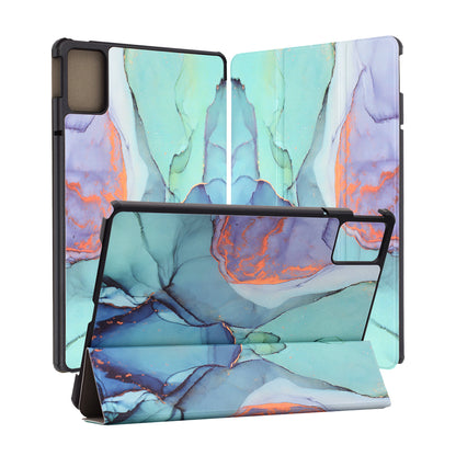Cover til Lenovo Idea Tab 11, Techsuit, FoldPro Green Time, Multicolor