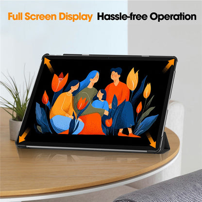 Case for Lenovo Idea Tab Plus, Techsuit, FoldPro Galaxy, Multicolor