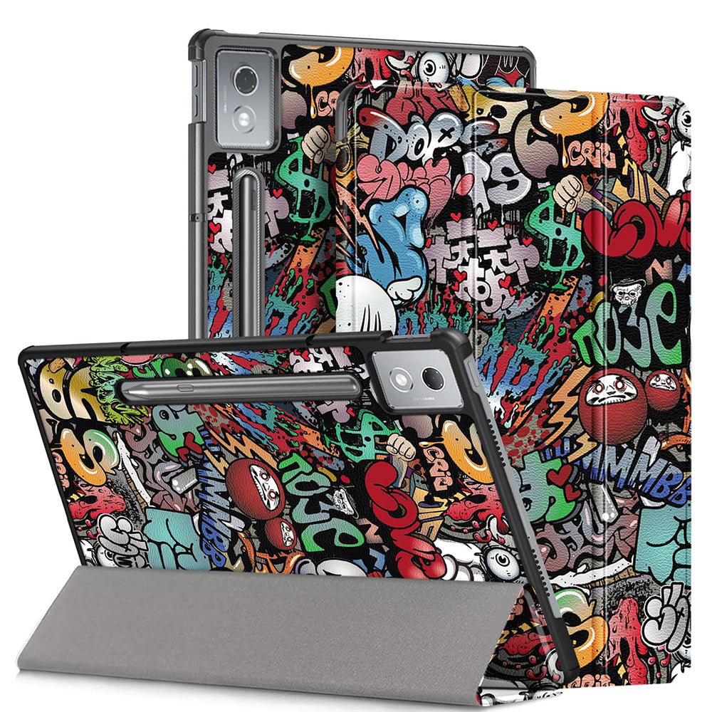 Case for Lenovo Idea Tab Pro, Techsuit, FoldPro Urban Vibe, Multicolor