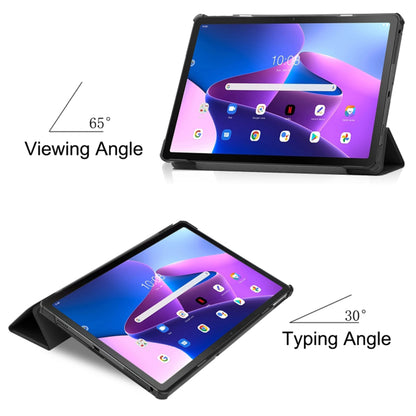 Cover til Lenovo Tab M10 Gen 3, Techsuit, FoldPro, Sort
