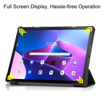 Cover til Lenovo Tab M10 Gen 3, Techsuit, FoldPro, Sort