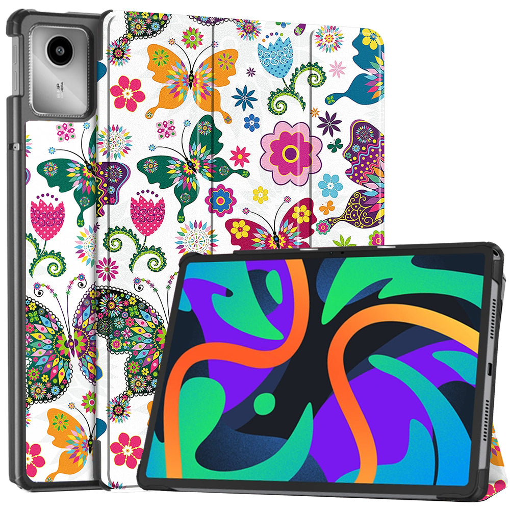 Cover til Lenovo Tab M11, Techsuit, FoldPro Butterfly, Multifarvet