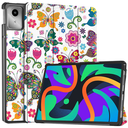 Cover til Lenovo Tab M11, Techsuit, FoldPro Butterfly, Multifarvet