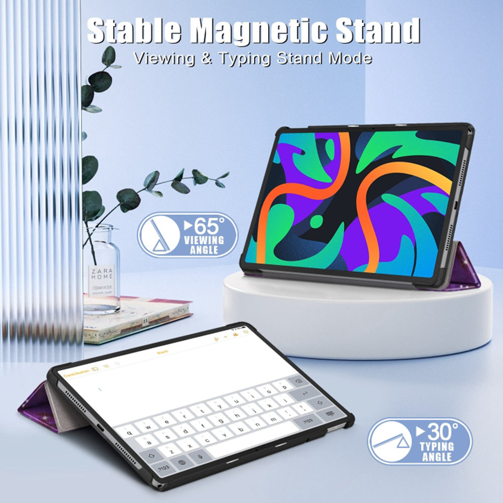 Case for Lenovo Tab M11, Techsuit, FoldPro Galaxy, Multicolor