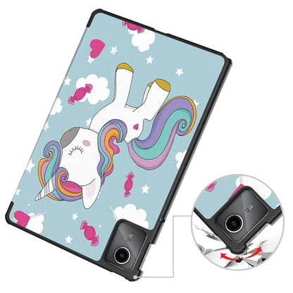 Cover til Lenovo Tab M11, Techsuit, FoldPro Unicorn, Multifarvet