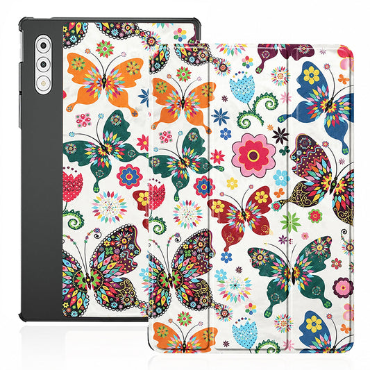 Cover til Lenovo Yoga Tab Plus, Techsuit, FoldPro Butterfly, Multifarvet