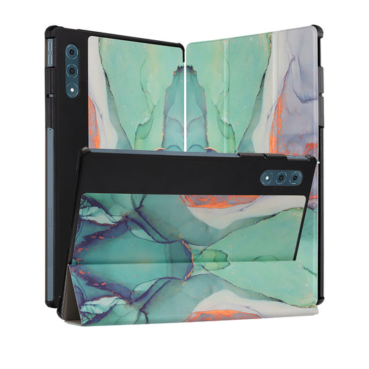 Cover til Lenovo Yoga Tab Plus, Techsuit, FoldPro Green Time, Multifarvet