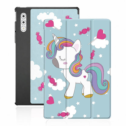 Cover til Lenovo Yoga Tab Plus, Techsuit, FoldPro Unicorn, Multifarvet