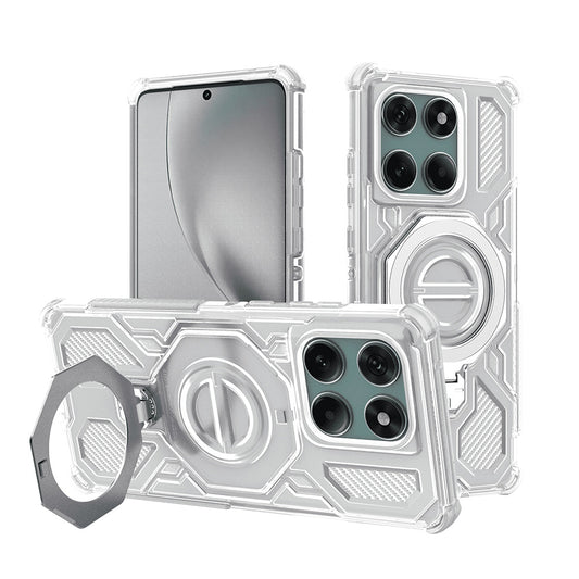 Cover til Motorola Edge 60 Pro, Techsuit, Carbon Shield Pro, Hvid