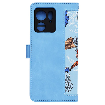 Cover til Motorola Edge (2023) / Edge 40, Techsuit, FlipCraft, Blå