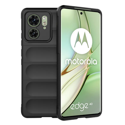 Cover til Motorola Edge (2023) / Edge 40, Techsuit, Magic Shield, Sort