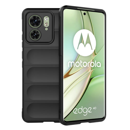 Cover til Motorola Edge (2023) / Edge 40, Techsuit, Magic Shield, Sort