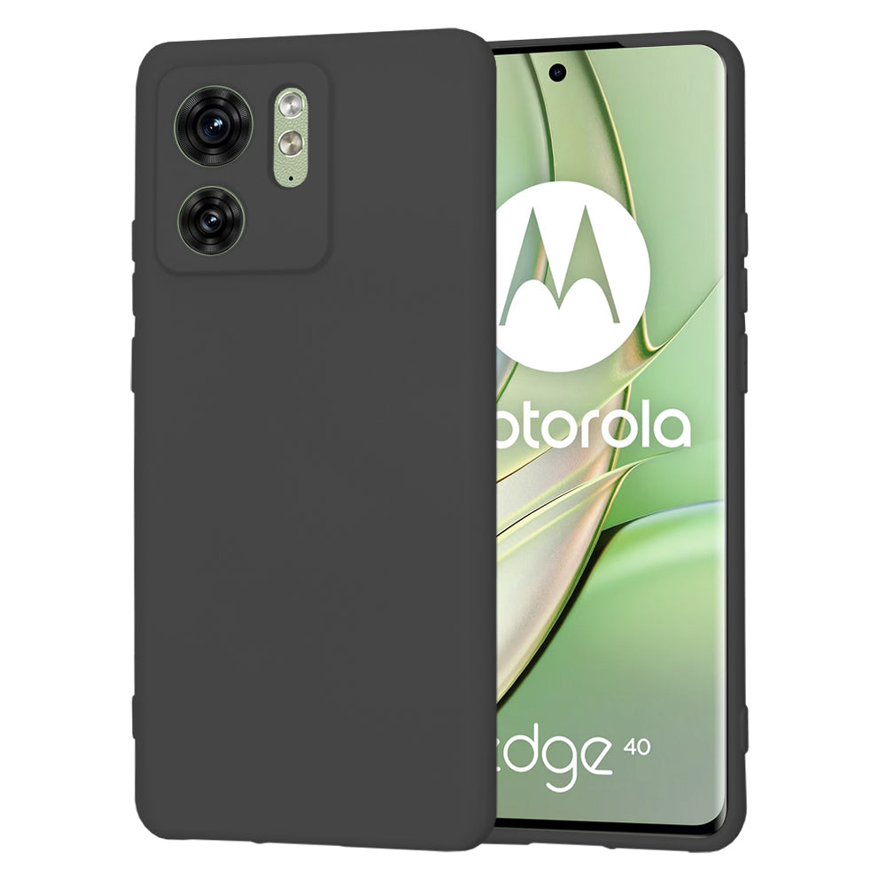 Cover til Motorola Edge (2023) / Edge 40, Techsuit, SoftFlex, Sort