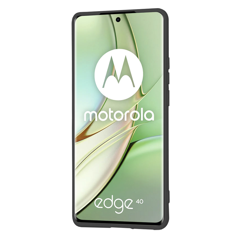 Cover til Motorola Edge (2023) / Edge 40, Techsuit, SoftFlex, Sort