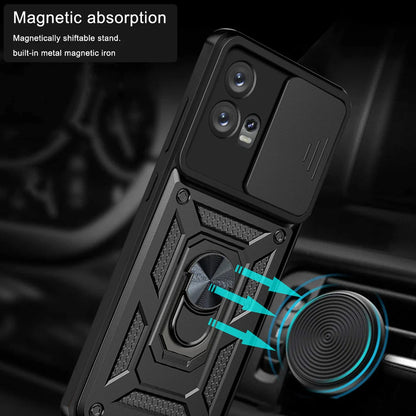 Cover til Motorola Edge 30 Fusion, Techsuit, CamShield, Sort