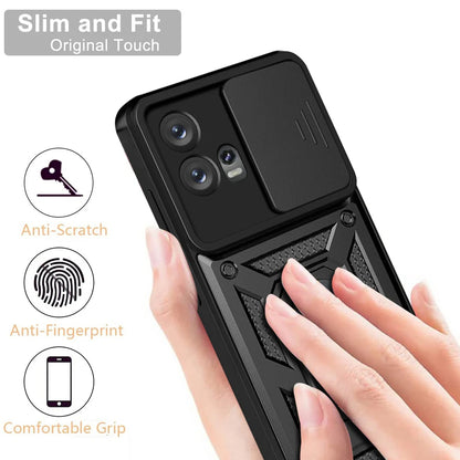 Cover til Motorola Edge 30 Fusion, Techsuit, CamShield, Sort