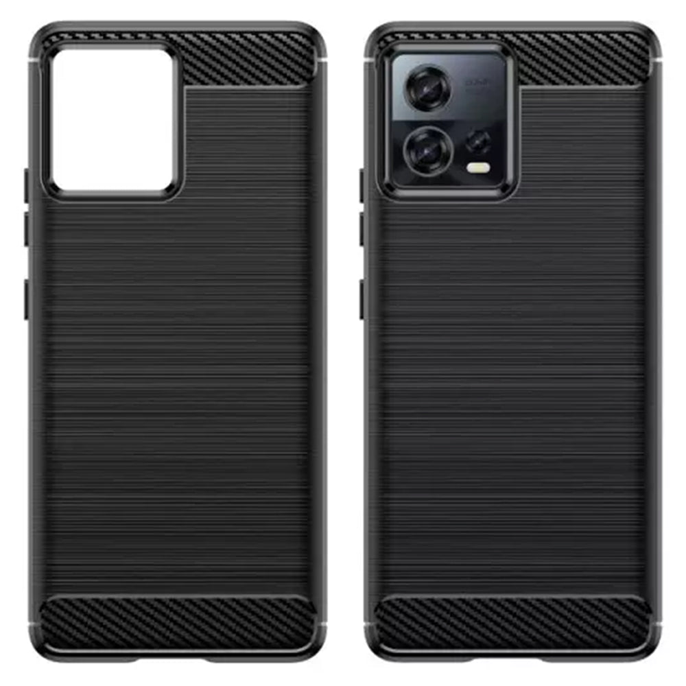 Cover til Motorola Edge 30 Fusion, Techsuit, Carbon, Sort