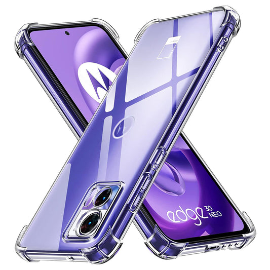 Cover til Motorola Edge 30 Neo, Techsuit, Stødabsorberende Klar, Transparent