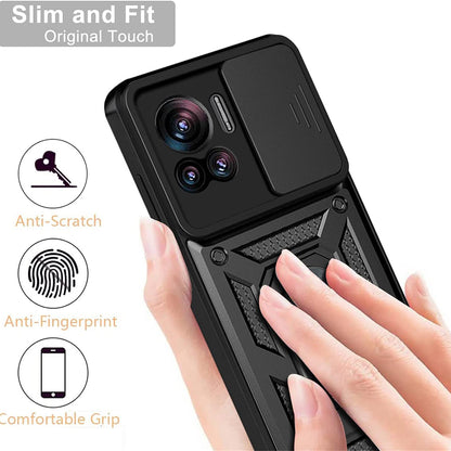 Cover til Motorola Edge 30 Ultra, Techsuit, CamShield, Sort
