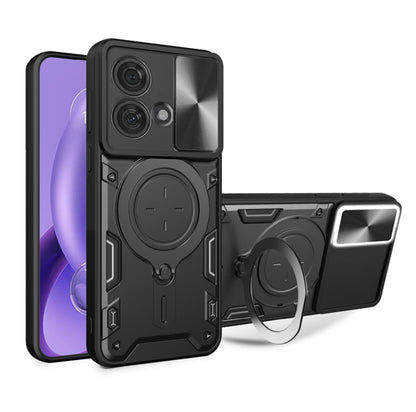 Cover til Motorola Edge 40 Neo, Techsuit, CamGuard Pro, Sort