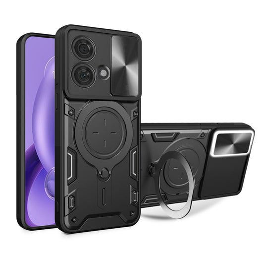 Cover til Motorola Edge 40 Neo, Techsuit, CamGuard Pro, Sort