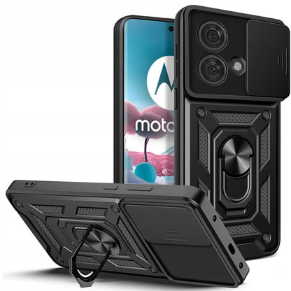Cover til Motorola Edge 40 Neo, Techsuit, CamShield, Sort