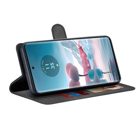 Etui til Motorola Edge 40 Neo, Techsuit, Diary Book, Sort