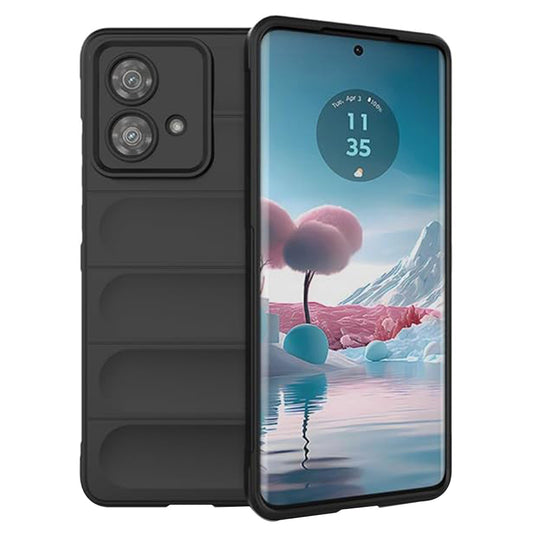 Cover til Motorola Edge 40 Neo, Techsuit, Magic Shield, Sort