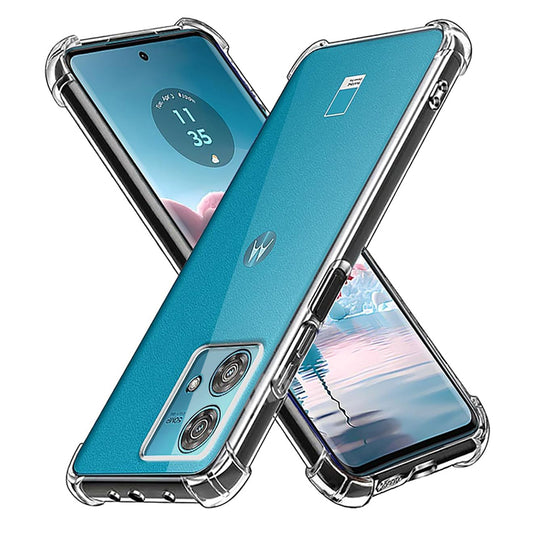 Cover til Motorola Edge 40 Neo, Techsuit, Stødabsorberende Klar, Transparent