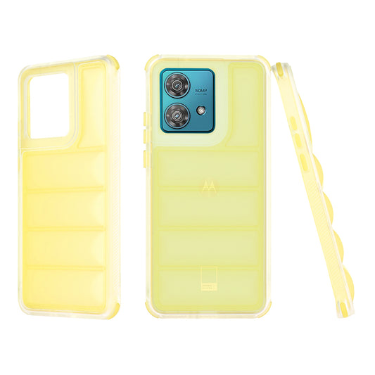 Cover til Motorola Edge 40 Neo, Techsuit, Wave Shield, Gul