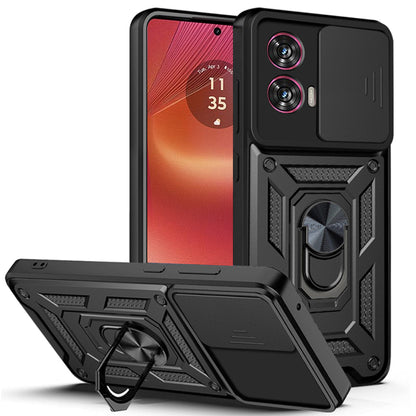Cover til Motorola Edge 50 Fusion, Techsuit, CamShield, Sort