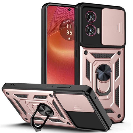 Etui til Motorola Edge 50 Fusion, Techsuit, CamShield, Pink