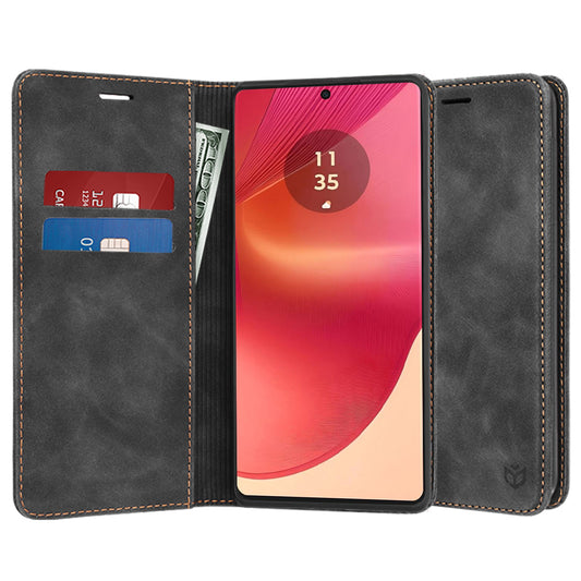 Etui til Motorola Edge 50 Fusion, Techsuit, Confy, Sort