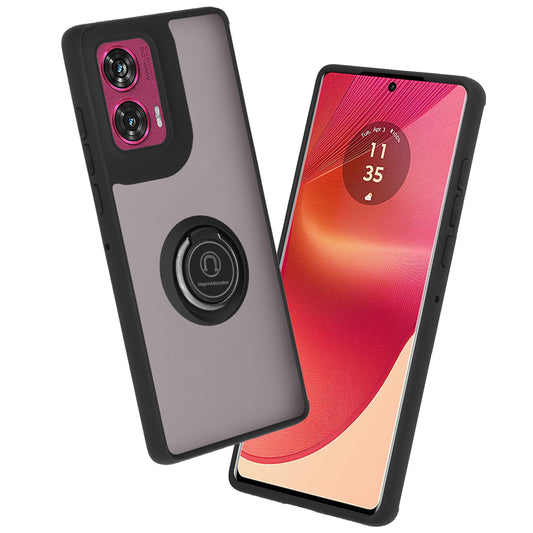 Cover til Motorola Edge 50 Fusion, Techsuit, Glinth, Sort