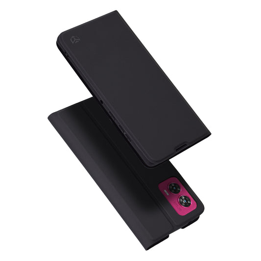 Cover til Motorola Edge 50 Fusion, Techsuit, Magskin Book, Sort