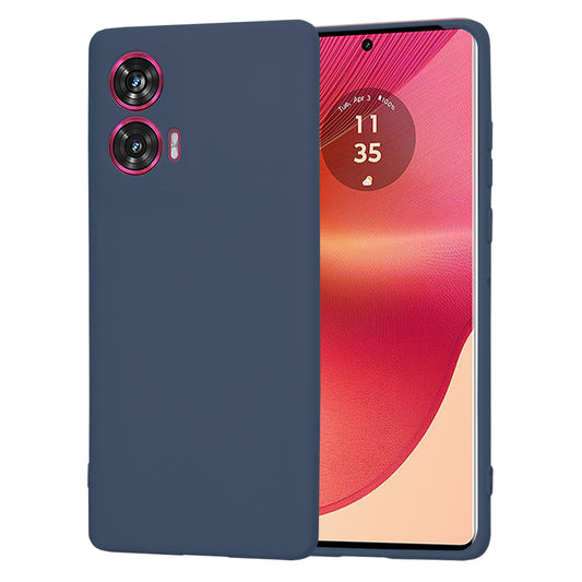 Etui til Motorola Edge 50 Fusion, Techsuit, SoftFlex, Marineblå