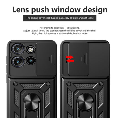 Cover til Motorola Edge 50 Neo, Techsuit, CamShield, Sort
