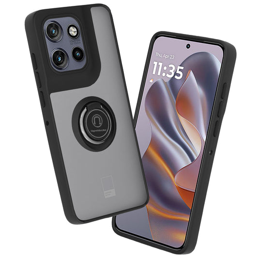 Cover til Motorola Edge 50 Neo, Techsuit, Glinth, Sort