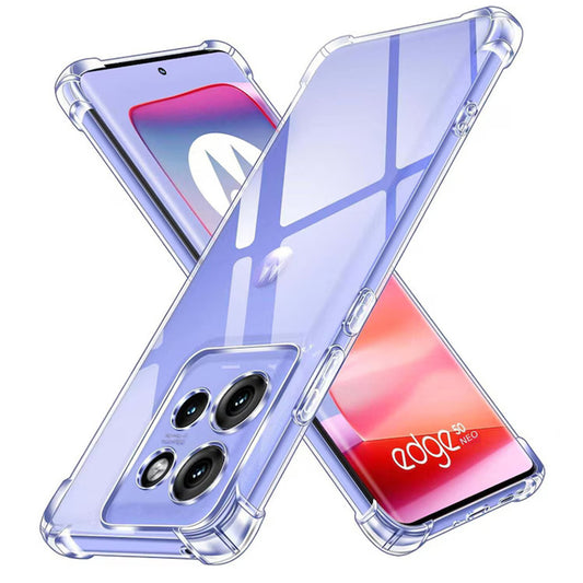 Cover til Motorola Edge 50 Neo, Techsuit, Stødsikker Klar, Transparent