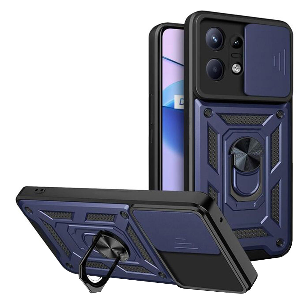 Cover til Motorola Edge 50 Pro, Techsuit, CamShield, Blå