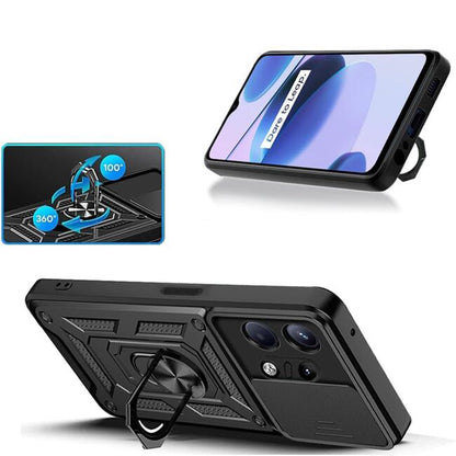 Cover til Motorola Edge 50 Pro, Techsuit, CamShield, Blå