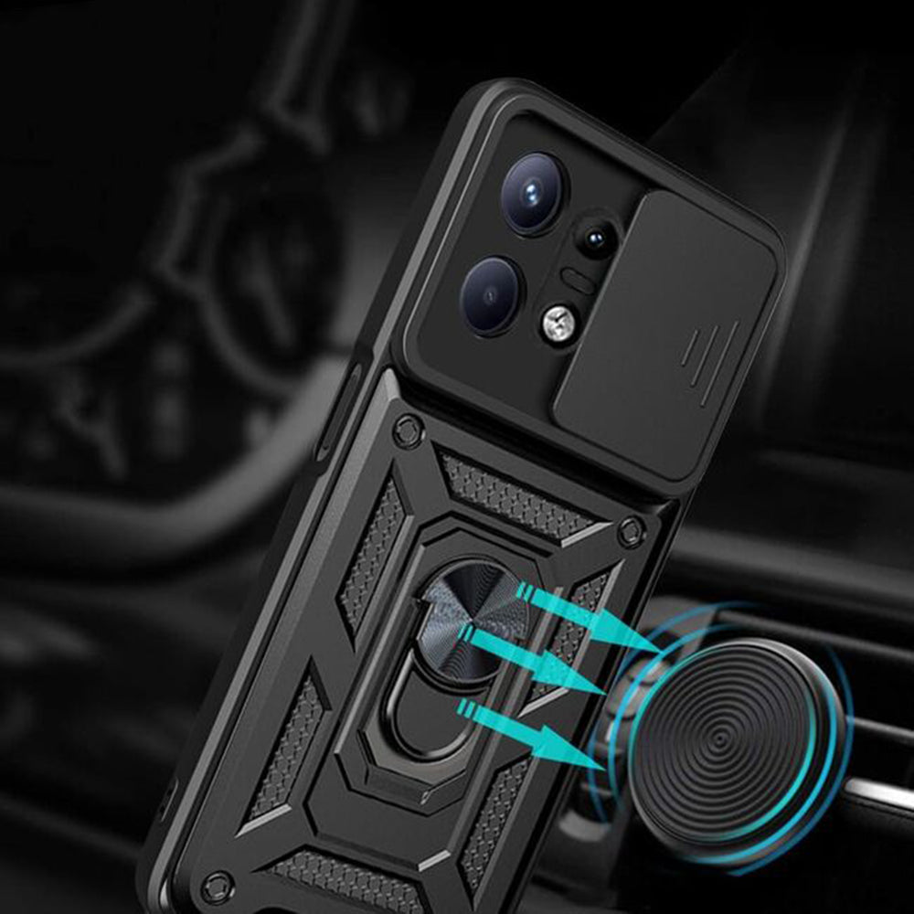 Cover til Motorola Edge 50 Pro, Techsuit, CamShield, Blå