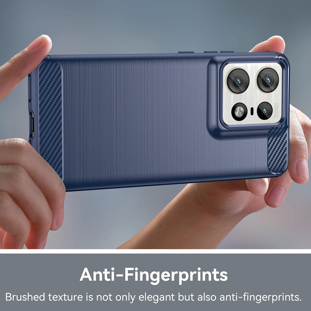 Cover til Motorola Edge 50 Pro, Techsuit, Carbon, Sort