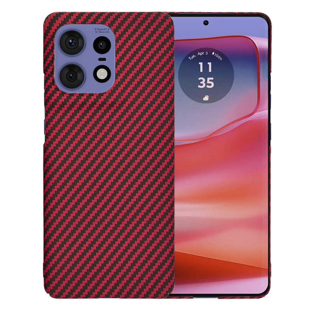 Cover til Motorola Edge 50 Pro, Techsuit, Carbonite FiberShell, Rød