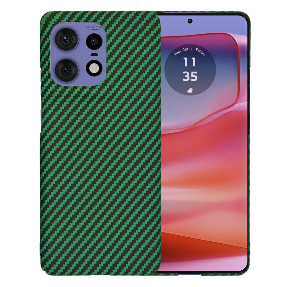 Cover til Motorola Edge 50 Pro, Techsuit, Carbonite FiberShell, Grøn