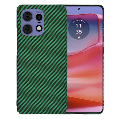 Cover til Motorola Edge 50 Pro, Techsuit, Carbonite FiberShell, Grøn