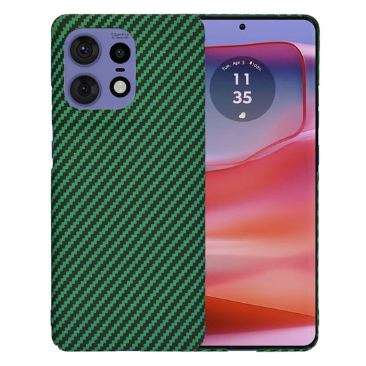 Cover til Motorola Edge 50 Pro, Techsuit, Carbonite FiberShell, Grøn