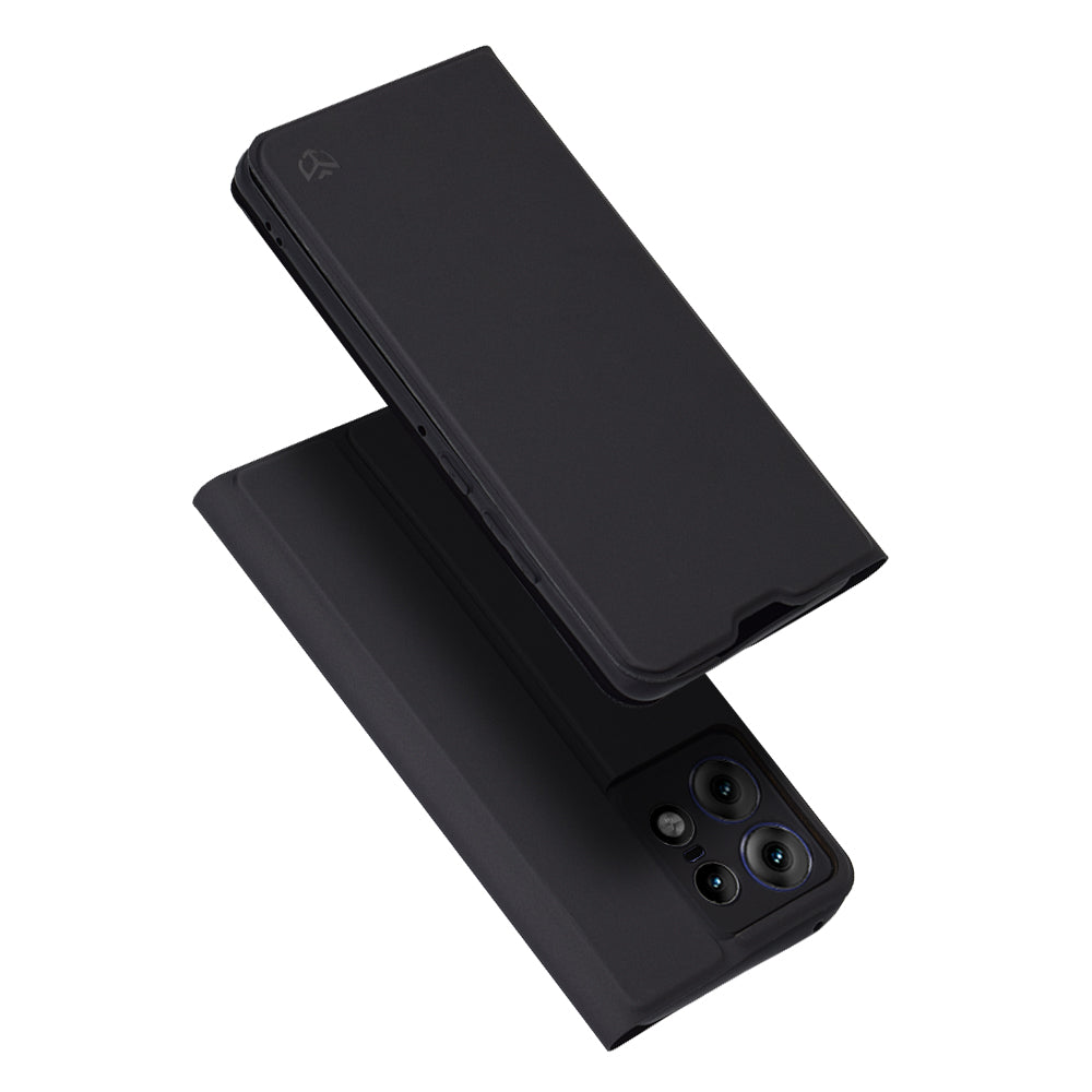 Cover til Motorola Edge 50 Pro, Techsuit, Magskin Book, Sort