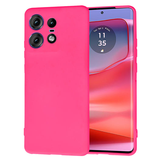 Cover til Motorola Edge 50 Pro, Techsuit, SoftFlex, Mørk Rosa