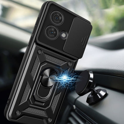 Cover til Motorola Edge 50 Ultra, Techsuit, CamShield, Sort